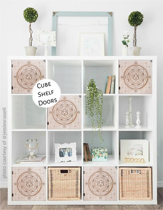 Easy no Tools Gamer Door for Cube Shelves Board Game Storage