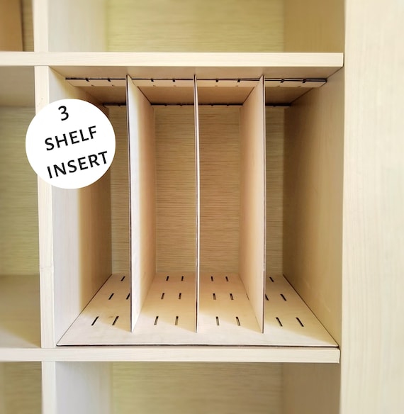 3 Shelf Vertical Insert Cube, Wood Cube Bookcase Ikea