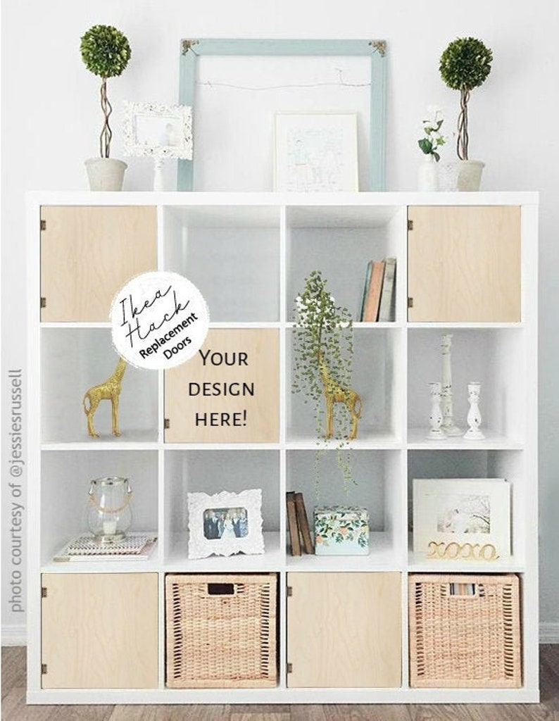Easy No Tools Door Ikea Target Cube Shelves Etsy