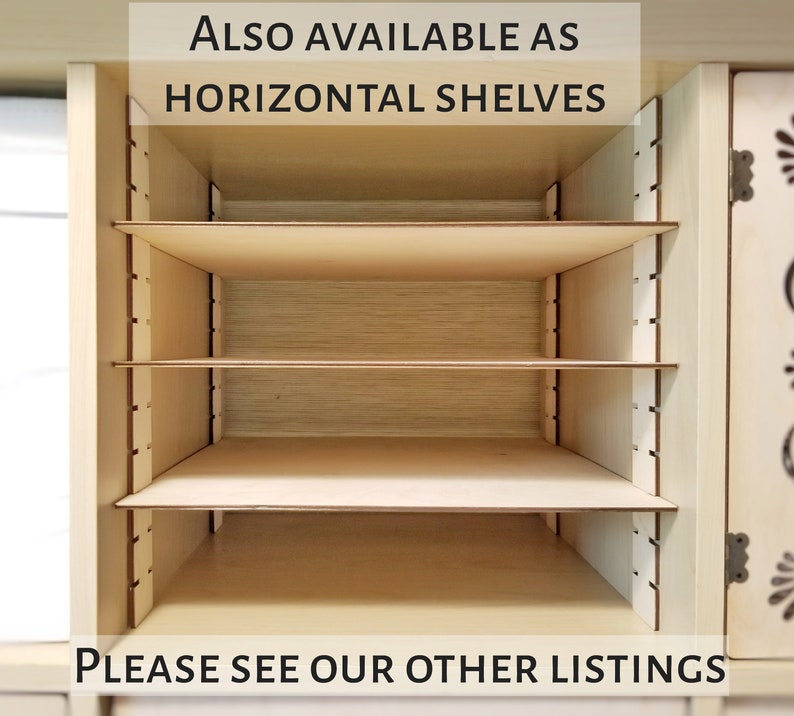 5 Shelf Vertical Insert Cube Shelf Adjustable Shelves Ikea Etsy