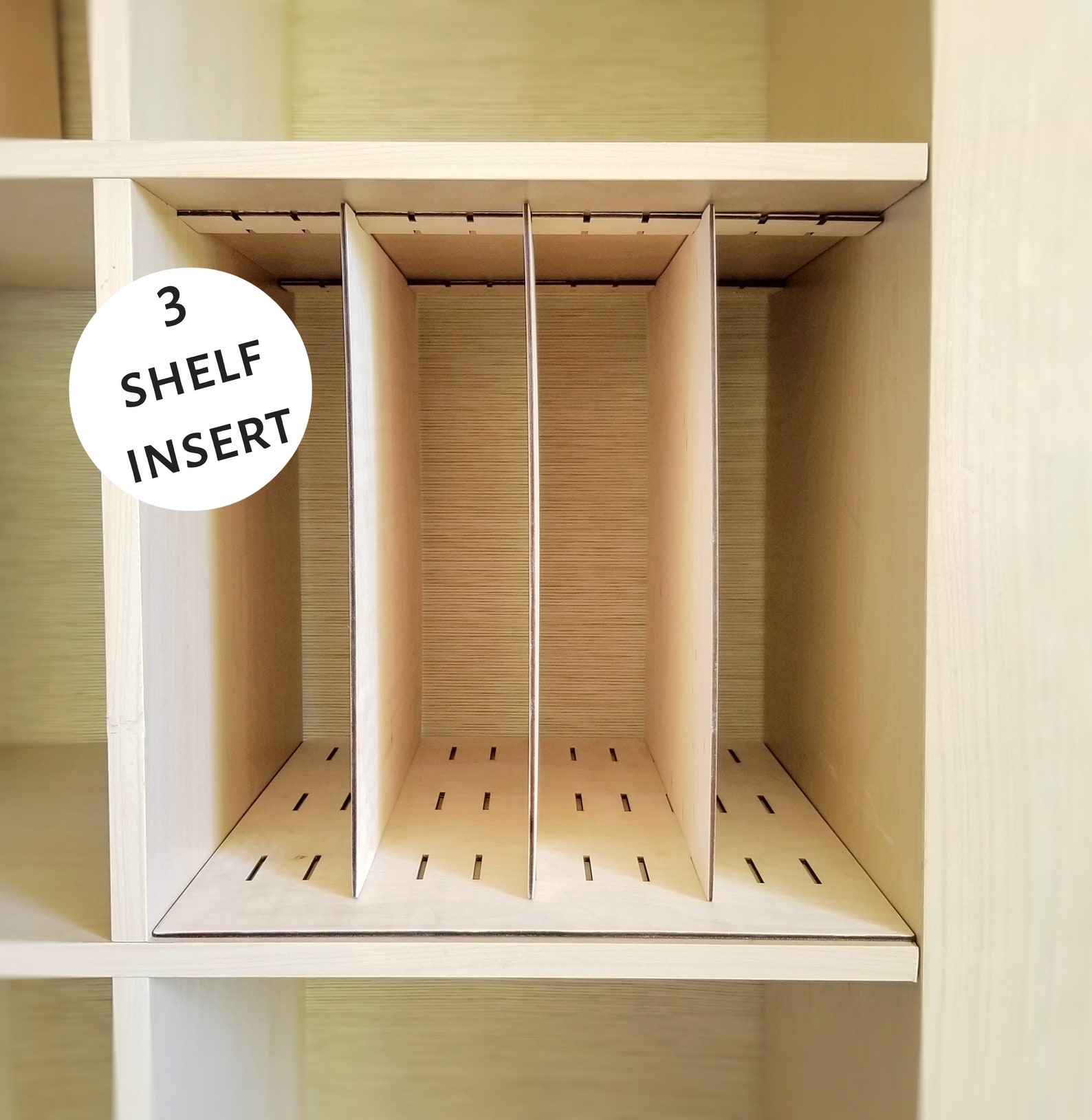 5 Shelf Vertical Insert Cube Shelf Adjustable Shelves Ikea Etsy