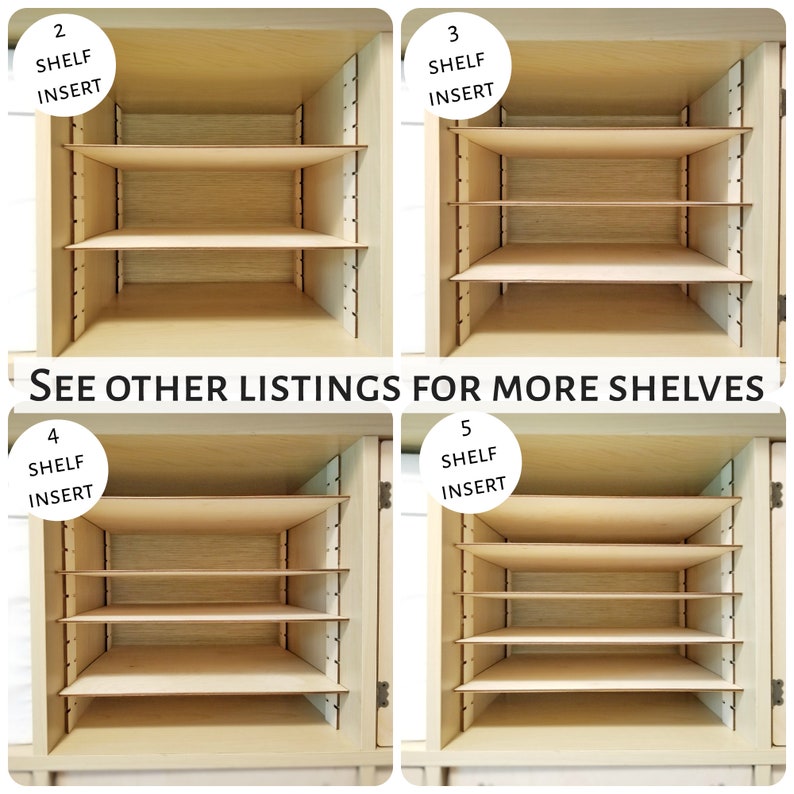 1 Shelf Insert Kallax Cube Shelf, Adjustable Shelves Ikea Target Bookshelf Bookcase Divider Ikea Storage Organization Organizer Basket Bin image 6