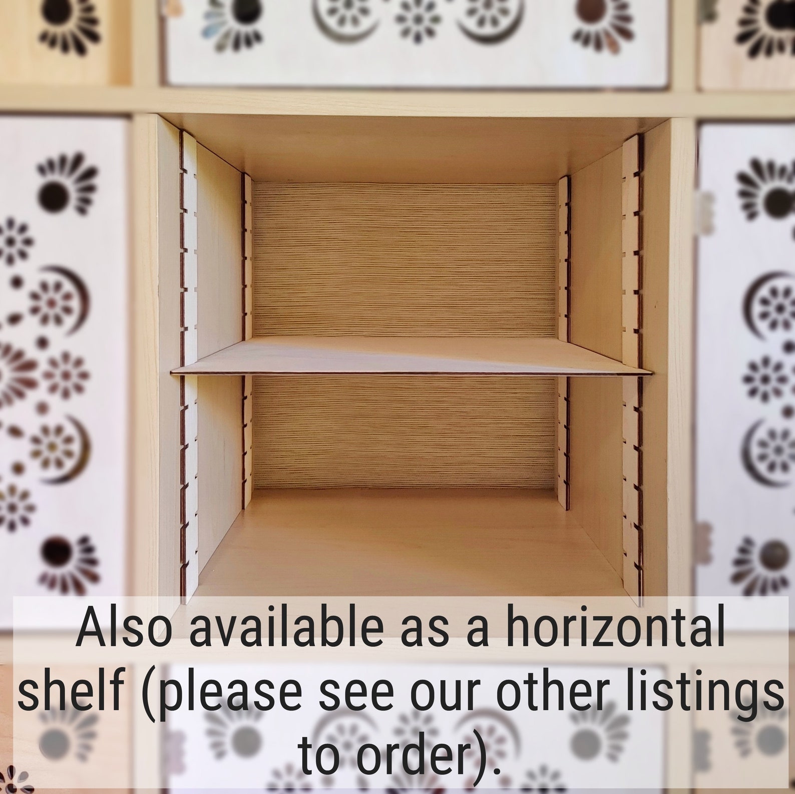 1 Shelf Vertical Insert - Cube Shelf, Adjustable Shelves Ikea Kallax ...
