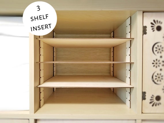 3 段シェルフインサート - キューブシェルフ、調節可能な棚 Ikea 3 段シェルフインサート - キューブシェルフ、調節可能な棚 Ikea