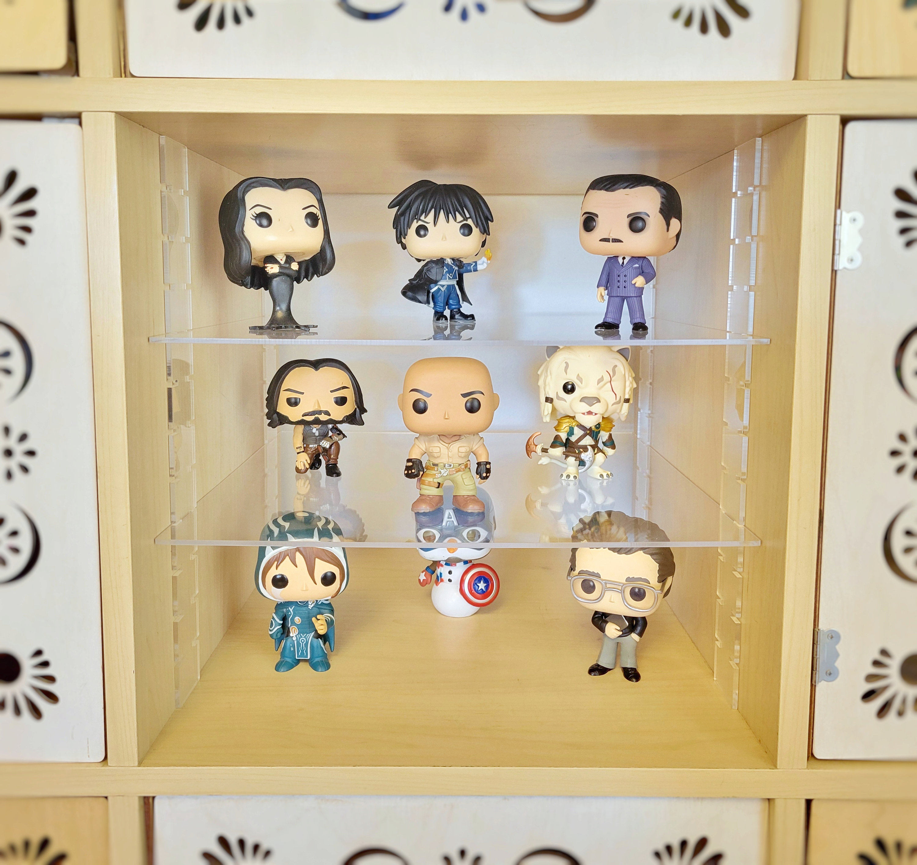Funko Pop Display Shelf Solution for Ikea Kallax or Other Cube
