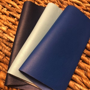 LEATHER SKINS Baby Blue/Royal Blue/Navy Blue/Finest Quality Lambskin Leather /Thickness 0.6-0.7mm