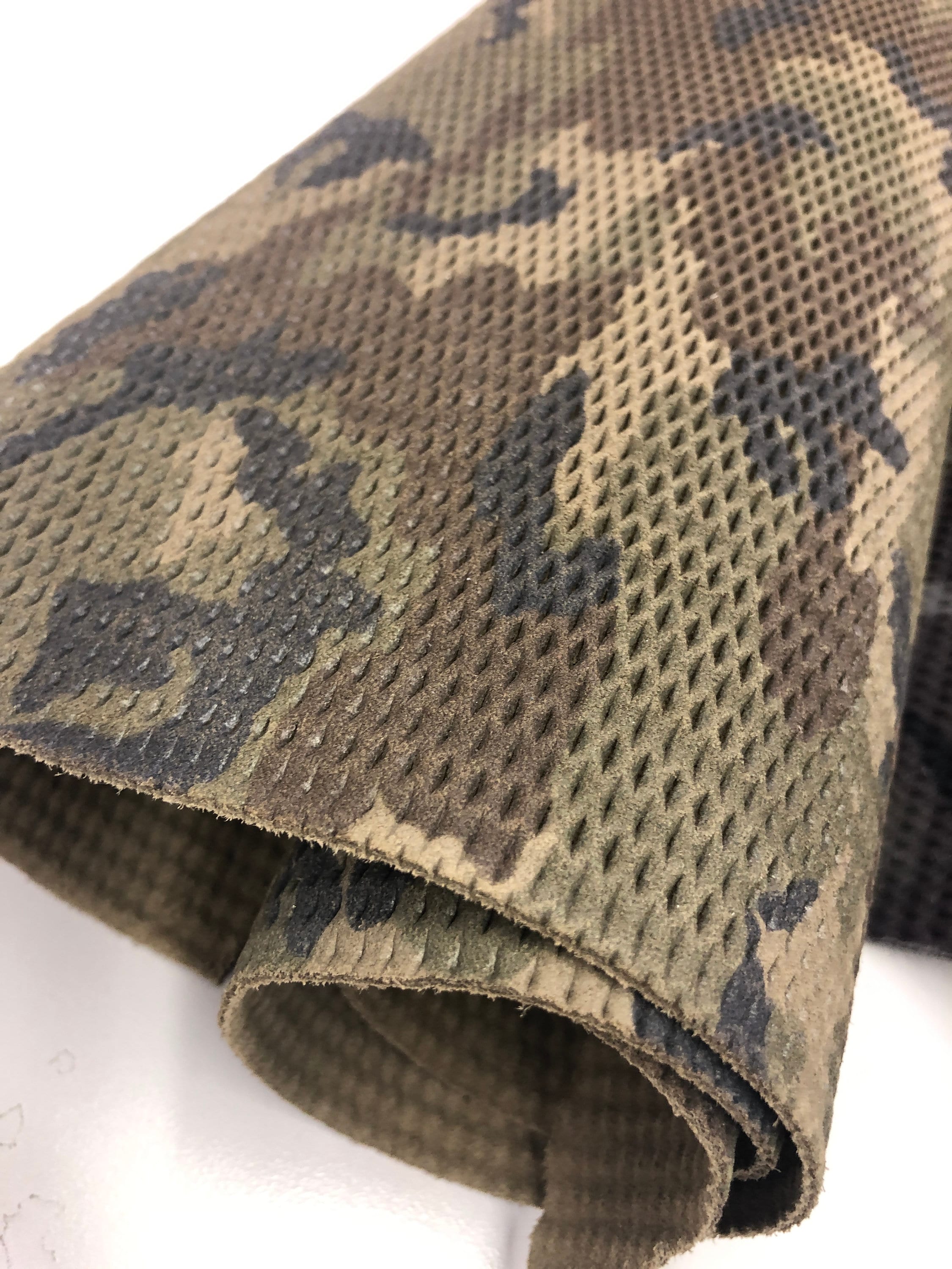 Buy LEATHER 10x10 CAMOUFLAGE Real Leather/lazer Cut Calfskin Leather Hide  Print Camo/olive, Tan or Grey,brown Combo/thickness 1.2mm Online in India 