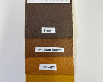 Best Leather COWHIDE Leather 2-2.5oz/0.8-1 mm Leather Sheets/ 12"x24" Leather Panels/ CHOOSE from 27 colors