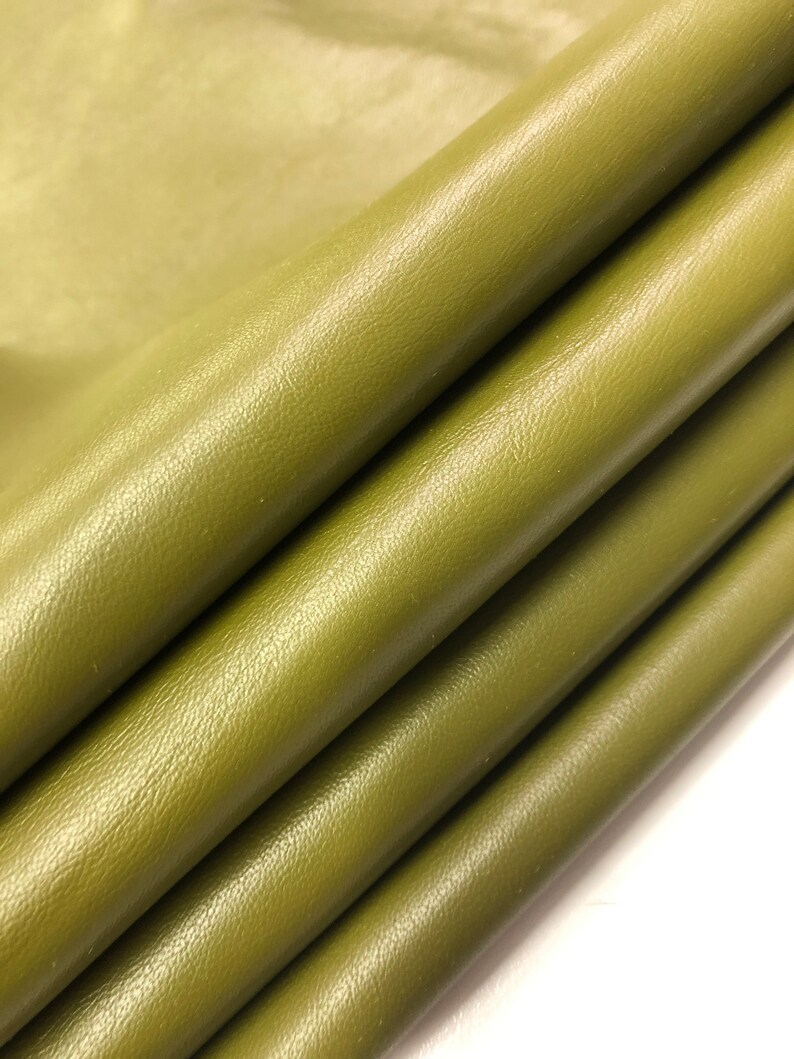 ARMY GREEN LEATHER Skins/ Olive Green/army Green/lambskin Etsy