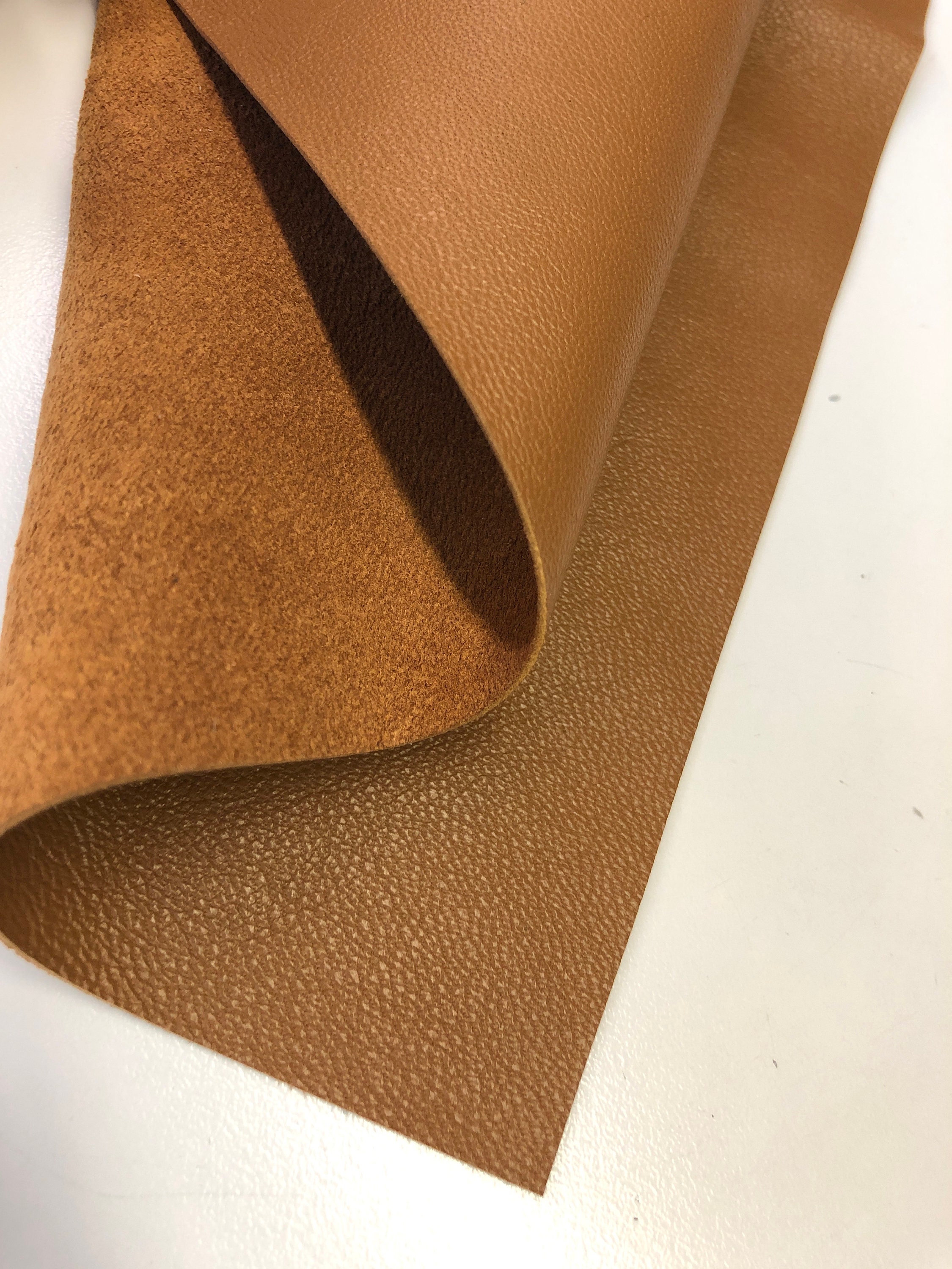 LEATHER 10x10 Natural LEATHER Dark Tan leather Sheet Etsy