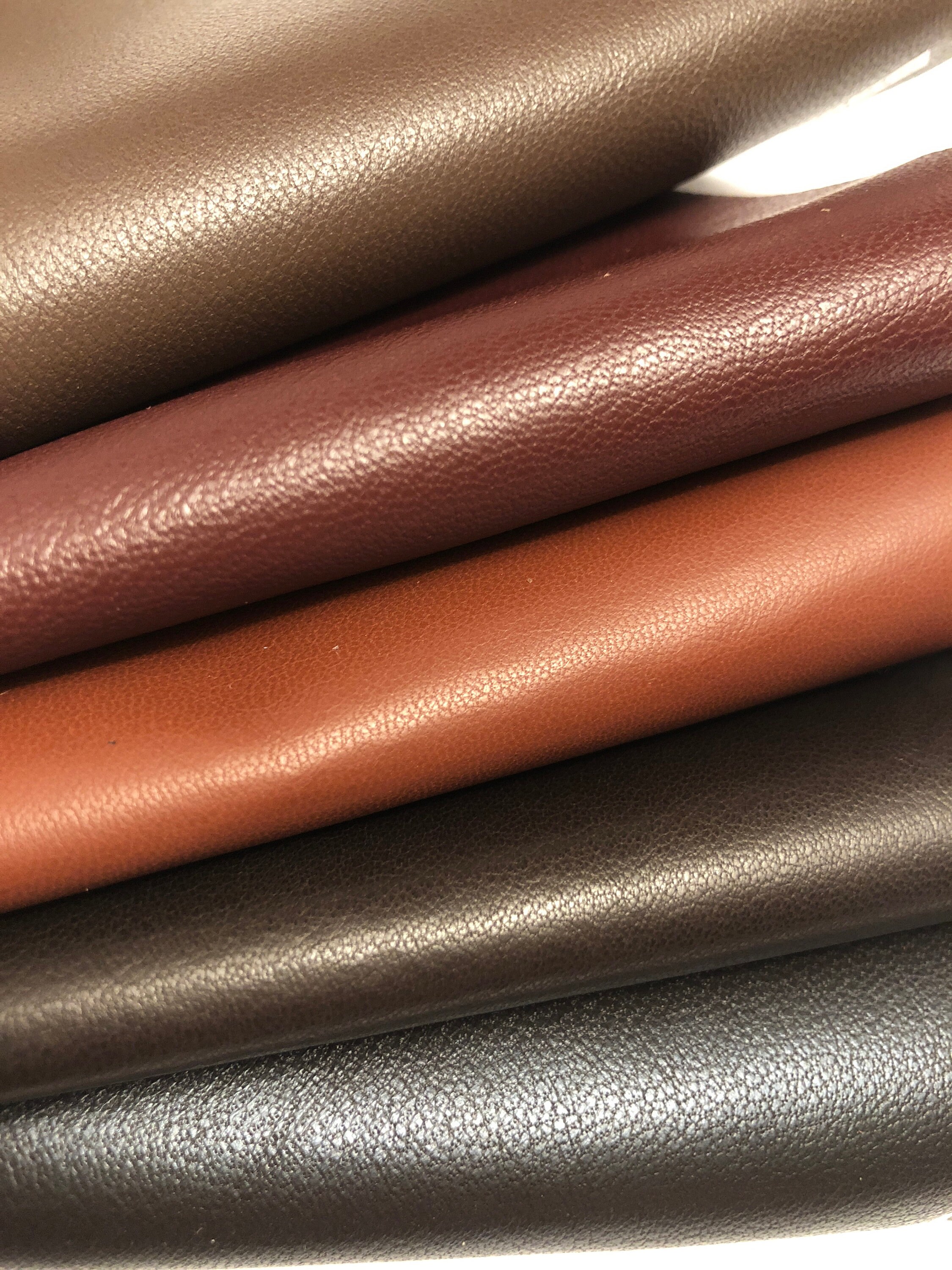 Brown Genuine Leather Sheets, Top Quality, DIY Craft Set of 5 - Etsy