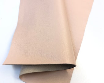 Pastel Pink LEATHER Baby Pink LEATHER, Light Pink leather Sheet, Leather Skins/Lambskin leather/Thickness 0.6-0.7mm/CC325