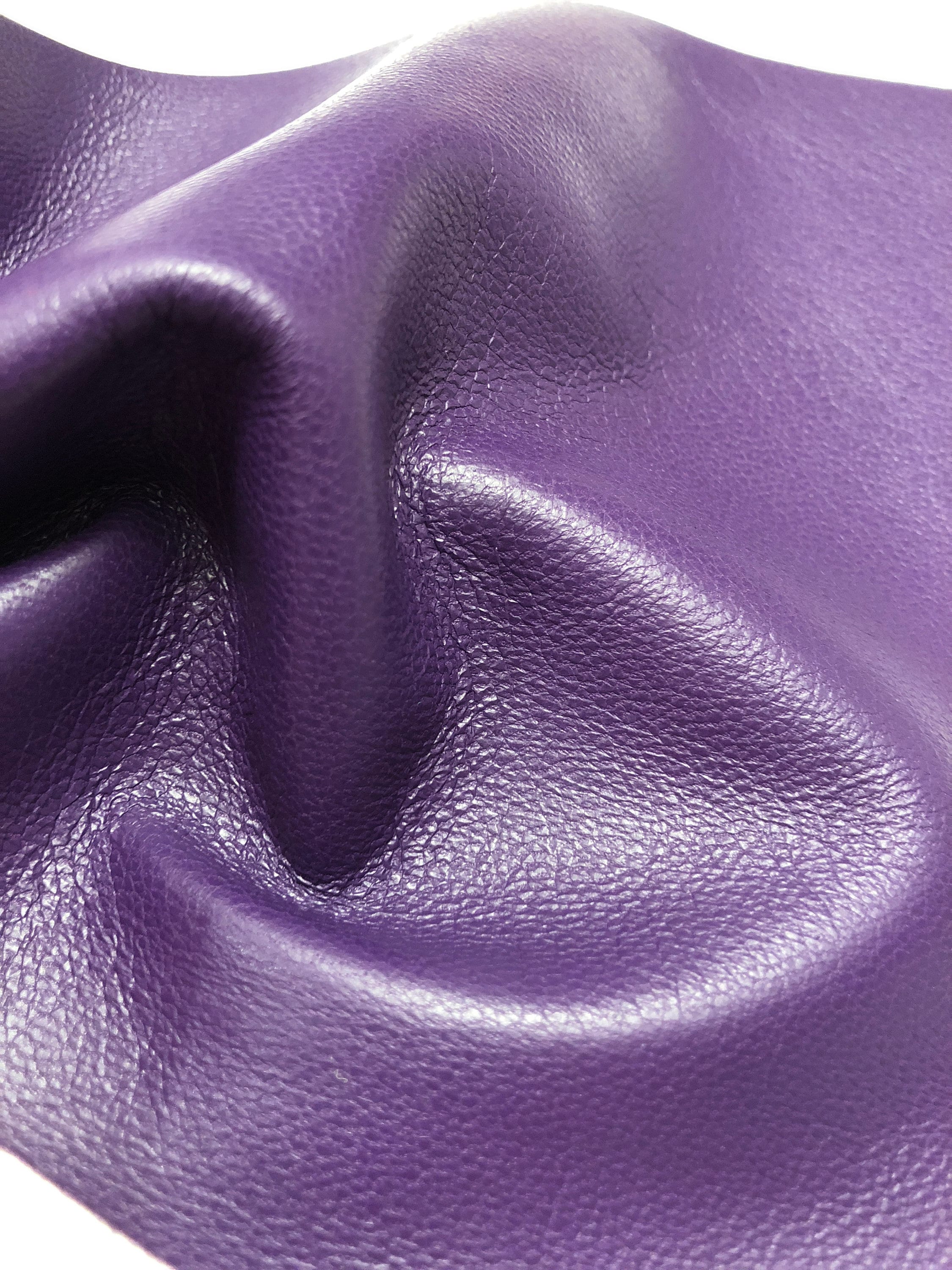 PURPLE SUPERB LEATHER Choose your size top quality leather | Etsy