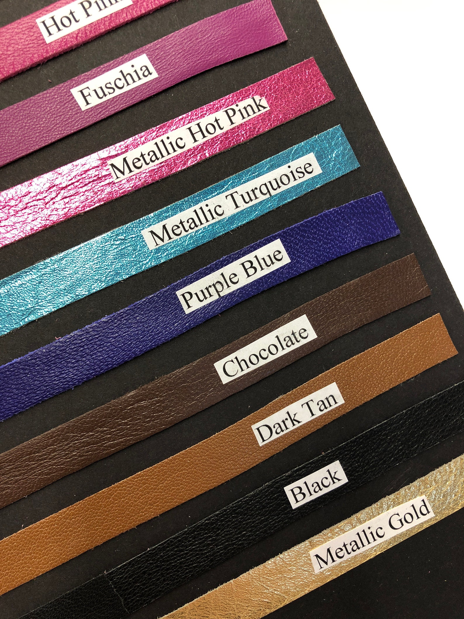 LEATHER TAPE/Leather STRIPS 1/2Leather/Colored Leather Etsy