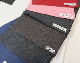 LEATHER UPHOLSTERY Leather COWHIDE Genuine top grain cowhide 3-3.5 oz /1.2-1.4mm leather, upholstery leather hide