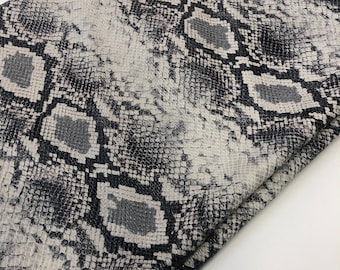 SNAKE LEATHER Python 10"x10" Snakeskin Print Calfskin Leather/Thickness 2.2-2.3mm/Leather for Handbags/Leather Skins Shop