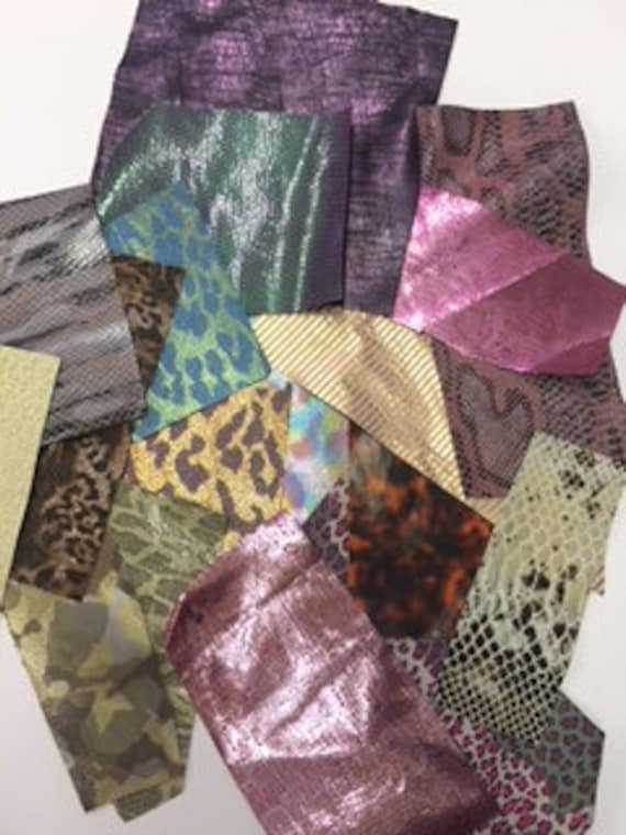 Cow Upholstery Leather Scrap: Assorted (lb)