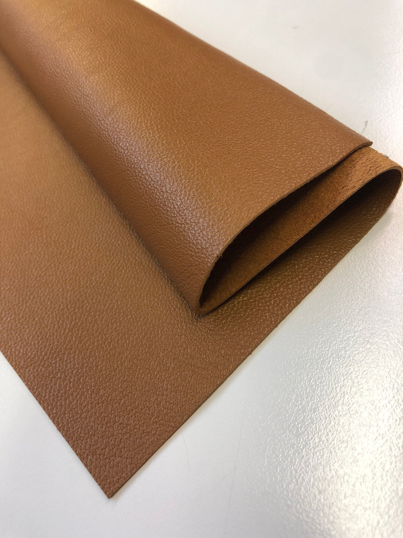 LEATHER 10x10 Natural LEATHER Dark Tan Leather Sheet Etsy