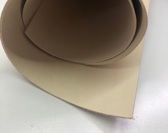 Vegetable Tanned Tooling Leather, 2-3 oz, 10"x10" Craft Hide