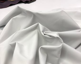 WHITE LEATHER Genuine LAMBSKIN Hide, Leather, choose your size, leather hide, white lambskin, also available in full skins, nappa leather