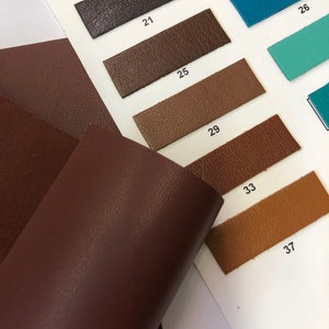 LEATHER Brown Chestnut LEATHER, Brown leather Sheet, Brown Leather Skins/Brown Lambskin leather/CC325