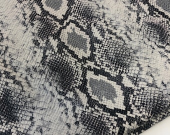 SNAKE LEATHER Python 9"x9" Snakeskin Print Calfskin Leather/Thickness 2.2-2.3mm/Leather for Handbags/Leather Skins Shop