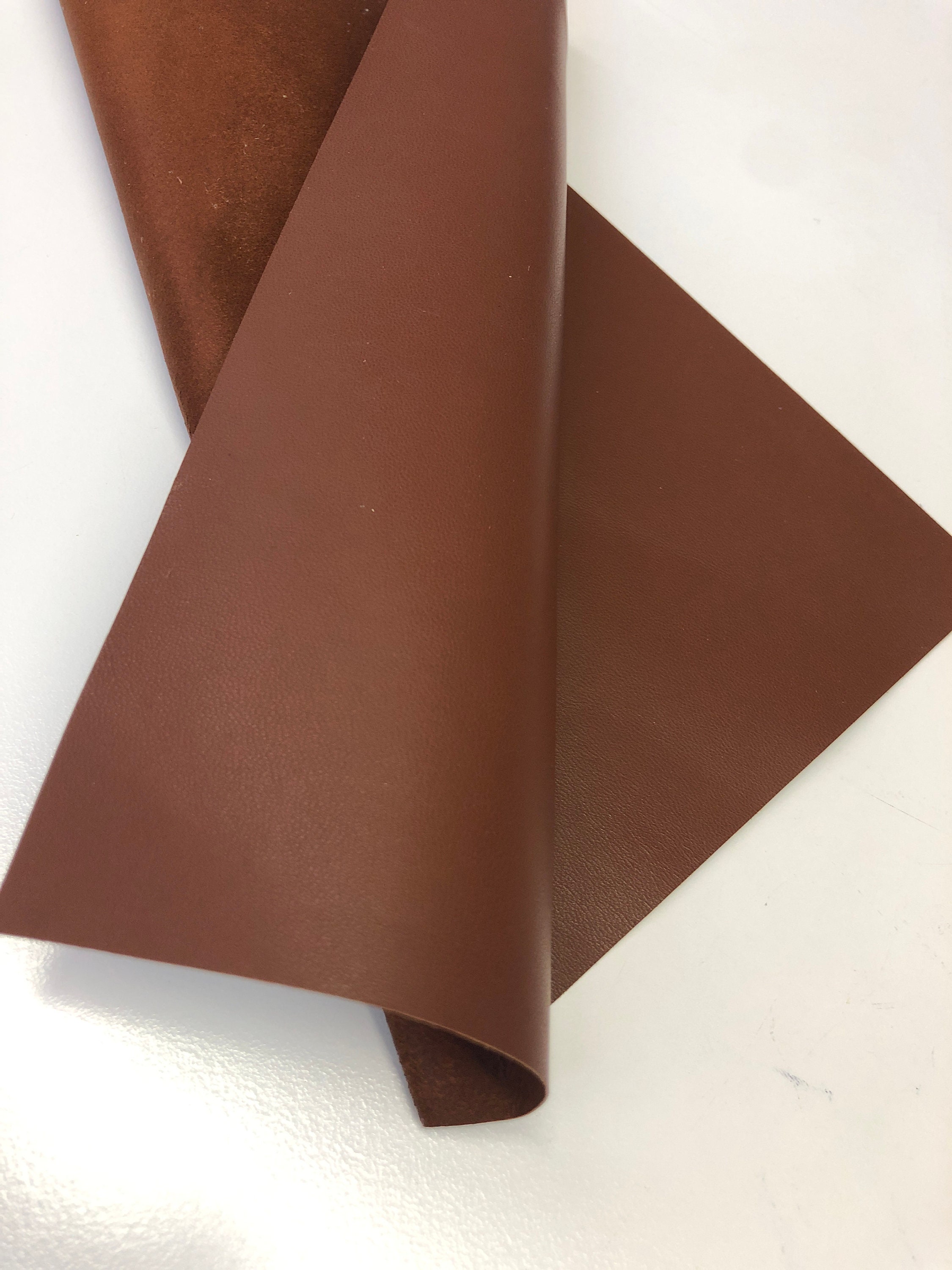 KEHLDMENG 12 x 24 Genuine Leather Pieces / 10 SF Leather Sheets for  Leather Working/Random Colours (5 pc)