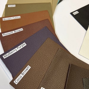 LEATHER UPHOLSTERY Leather COWHIDE Genuine top grain cowhide 3-3.5 oz /1.2-1.4mm leather, upholstery leather hide