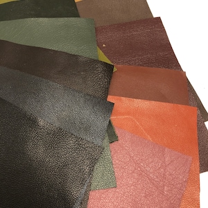 SPICE EARTHTONE Genuine LEATHER Sheets, "Superb M 7005" Over 100 Colors, Top Quality Superb Lambskin , Leather Scrap, Choose Color Size