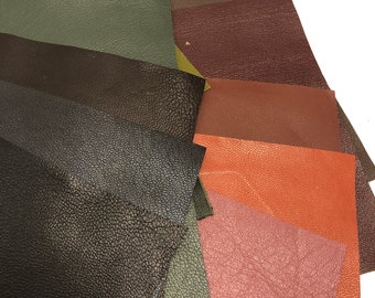 SPICE EARTHTONE Genuine LEATHER Sheets, "Superb M 7005" Over 100 Colors, Top Quality Superb Lambskin , Leather Scrap, Choose Color Size