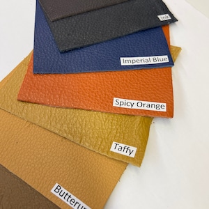 LEATHER UPHOLSTERY Leather COWHIDE Genuine top grain cowhide 3-3.5 oz /1.2-1.4mm leather, upholstery leather hide