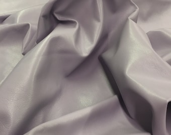 Lavender Nappa Lambskin Leather Sheet, Garment Leather