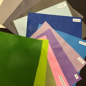 Genuine Lambskin Leather Sheet, Soft Buttery Fabric, All Colors