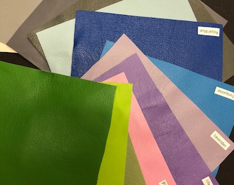 GENUINE LEATHER SUPERB Leather Sheet, Choose Size or full hides, Available in All Colors, Leather Scrap, Leather Fabric, "Superb M 7002"