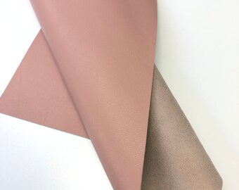 Light Pink LEATHER Pink Hide  18"x20" LEATHER, leather Sheet, Pink Leather Skins/Pink Sewing Lambskin leather/Pink Crafting Scrap/CC325