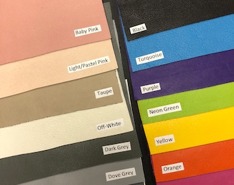 LEATHER SKINS, GENUINE Leather Sheets, Superb Leather, Genuine Leather Sheet, Soft Buttery 06 oz Choose Color/ Size - LeatherSkinsShop M7000