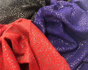 LEATHER 8"x10" SHINY Glitter Baby Leopard Metallic Very Soft Lambskin Suede, Multi Glitter Red Suede,Purple, Black hide, thickness 0.4-.05mm