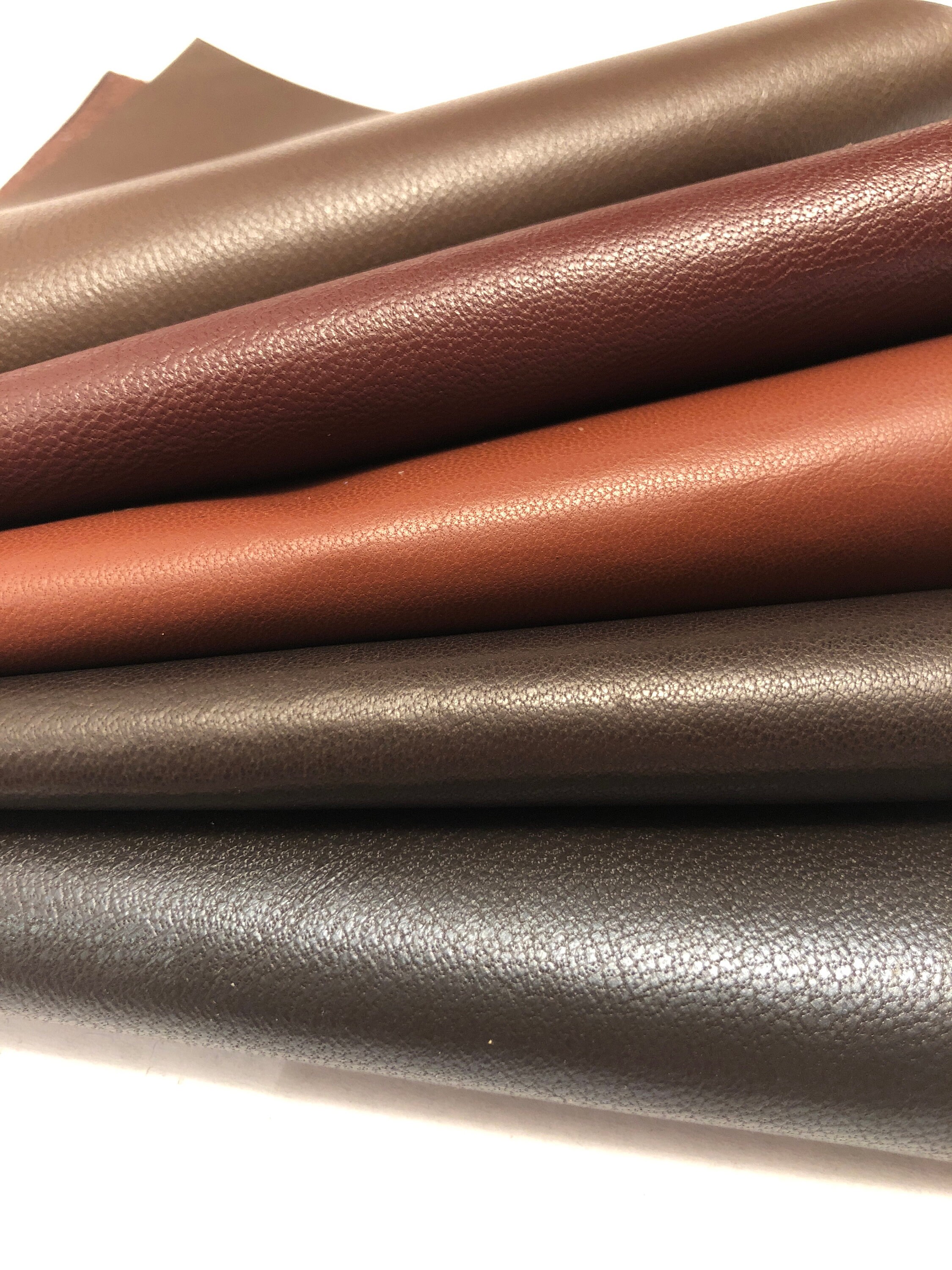 Brown Genuine Leather Sheets, Top Quality, DIY Craft Set of 5 - Etsy