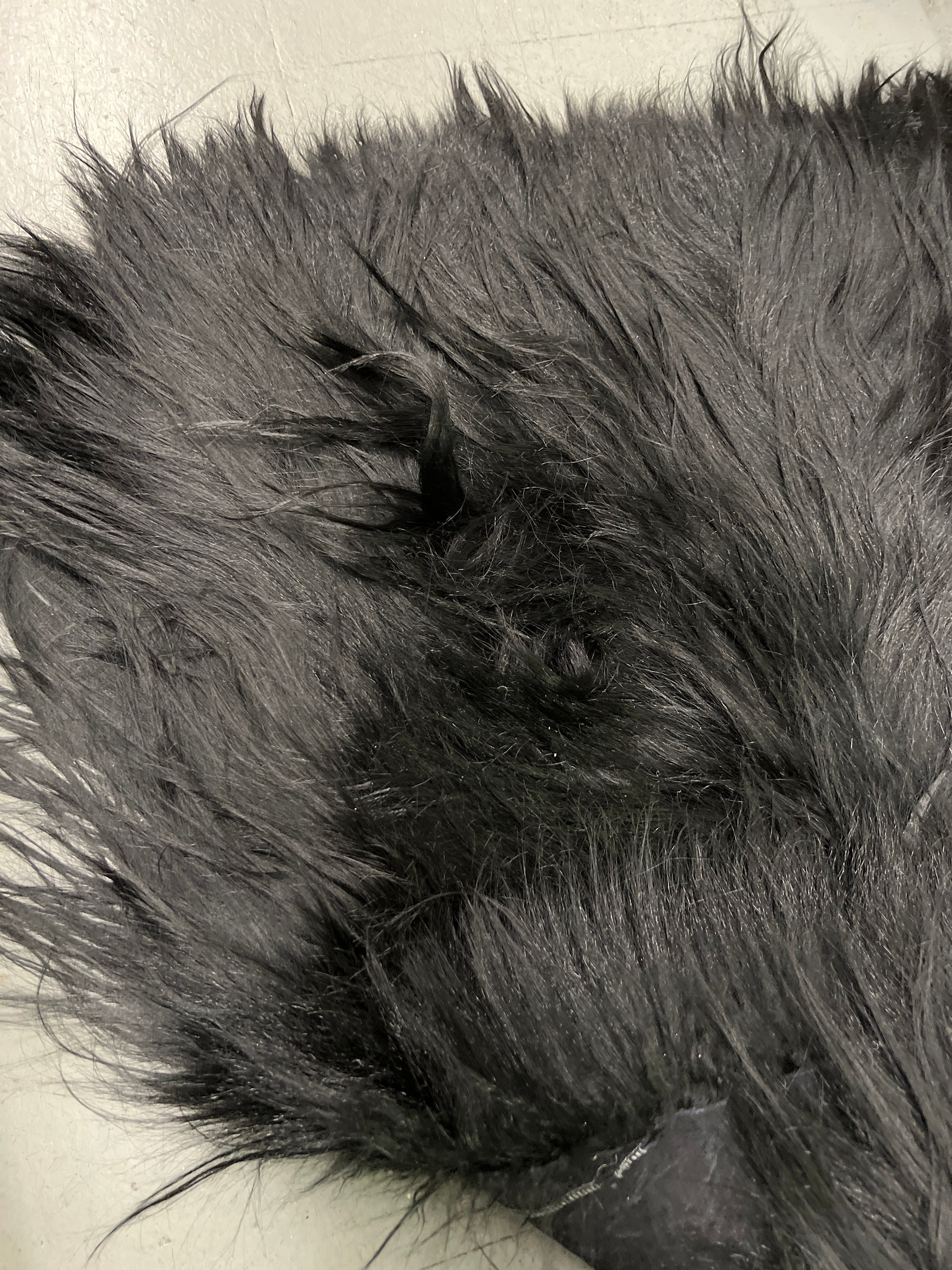 High quality Long hair goat fur rug Kidassia real goat fur plate for  garments - AliExpress