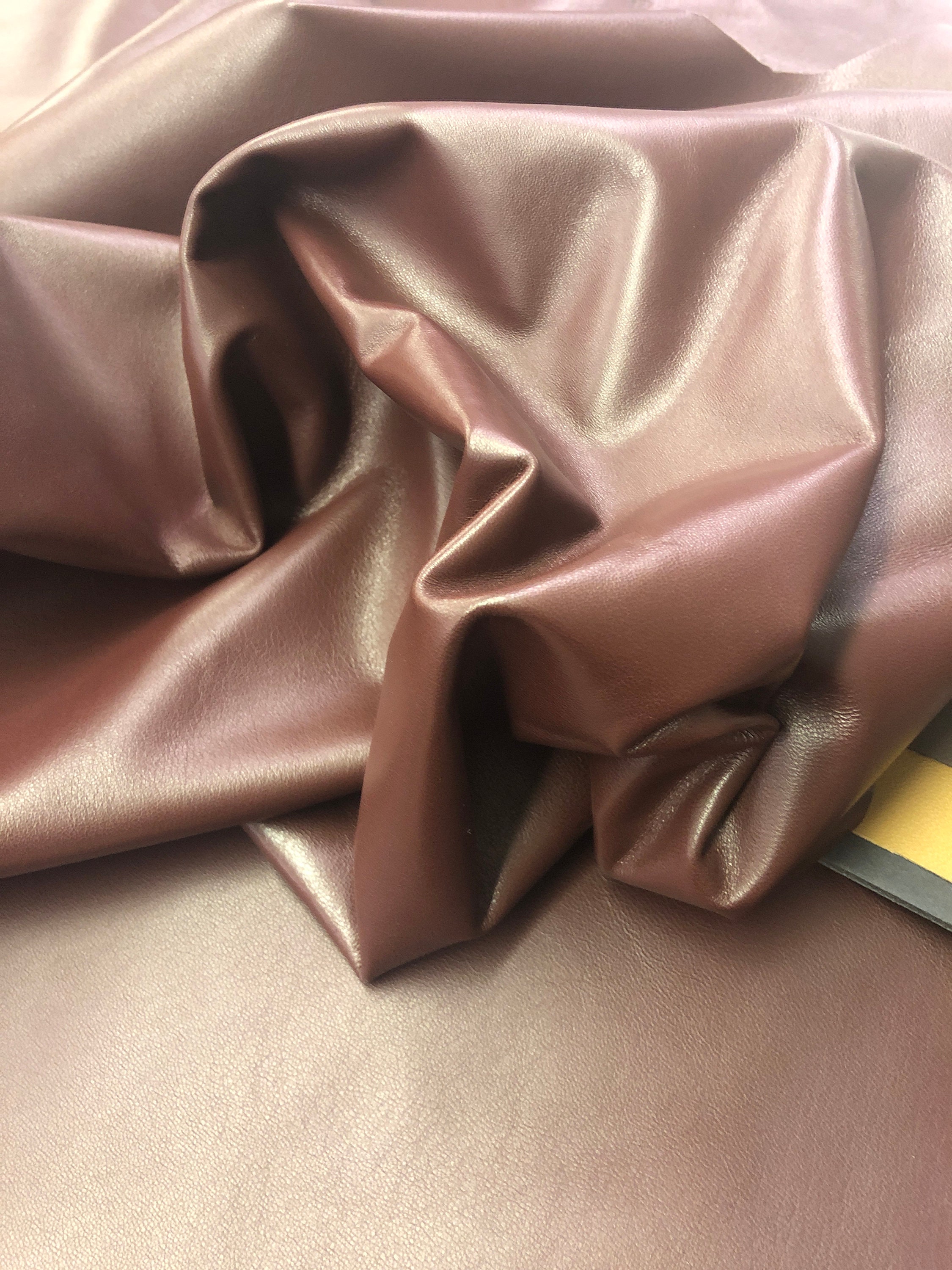 LEATHER Nutmeg Brown Color superb M 7005 Top Etsy UK