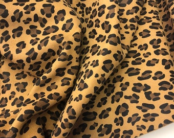 LEATHER Leopard JAGUAR Animal Print Genuine Leather/Choose Size or Full Skins/Thickness 1.2-1.5mm/Genuine Leather Sheets/LeatherSkinsShop
