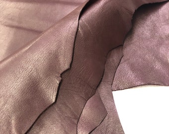WINE LEATHER SKINS/Dark Wine/ Bordeaux/Burgandy/Lambskin leather/ Buttery Soft Genuine Leather Skins Hides/ Supple Soft thickness 0.6 mm
