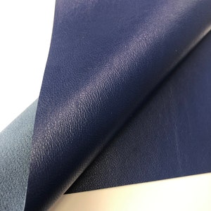 LEATHER 18"x20" Midnight Blue LEATHER, Blue leather Sheet, Navy Leather Skins/Navy Lambskin leather/Leather Scrap/CC325
