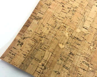 CORK Real Cork Sheets 8”x10” Sustainable Faux Leather Material