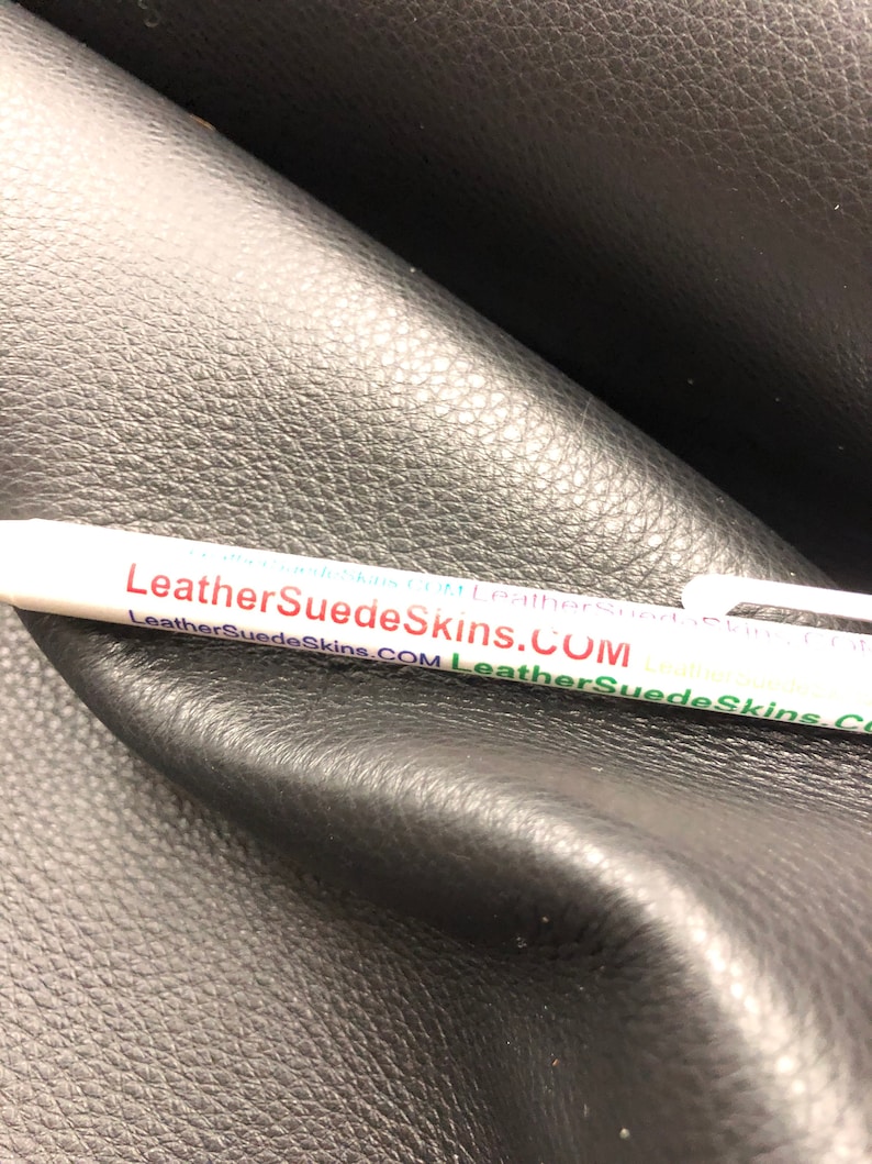 LEATHER UPHOLSTERY Leather COWHIDE Genuine Black Top Grain Etsy