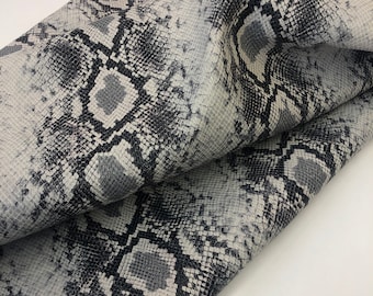 SNAKE LEATHER Python 12"x24" Snakeskin Print Calfskin Leather/Thickness 2.2-2.3mm/Leather for Handbags/Leather Skins Shop