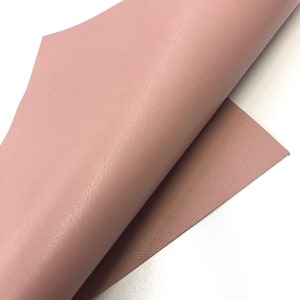 LIGHT PINK LEATHER 12&quot;x24&quot; Pink Leather, leather Sheet, Leather Skins/Variety Leather Colors/Lambskin leather/Leather Scrap/CC325