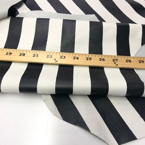 LEATHER STRIPE Lambskin 1” Black 1” White Lambskin Real Authentic Leather HIde