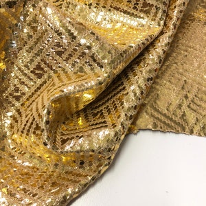 Leather 10”x10” GOLD METALLIC suede/printed leather/printed suede/metallic leather/hide/leather skin/Metallic Gold Printed Suede/shiny gold