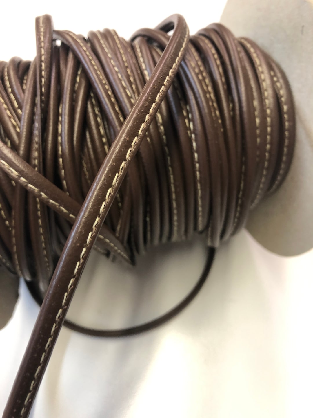 Drawstring Sto Per LEATHER DRAWSTRING Cord-drawstring Lace-leather Trim-drawstring 1/4 ...